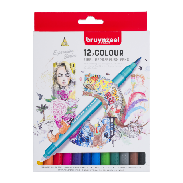 Новинка! Линеры Brushpen от Bruynzeel Новинка! Линеры Brushpen от Bruynzeel