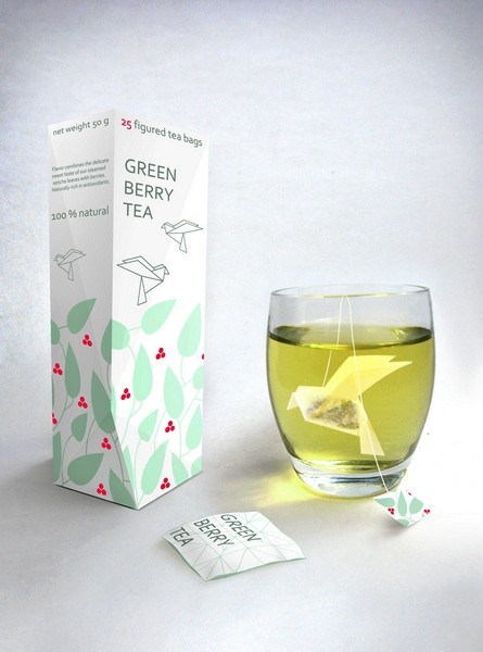 Чайные оригами-пакетики Green Berry Tea Чайные оригами-пакетики Green Berry Tea
