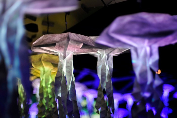 Умные оригами-медузы Jelly Swarm Умные оригами-медузы Jelly Swarm