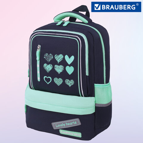 Рюкзак BRAUBERG STAR, ″Hearts″ Рюкзак BRAUBERG STAR, ″Hearts″
