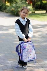 Ранец школьный, ФЕНИКС+, 27х37х13 см, полиэстер, ЭВА-панель Ранец школьный, ФЕНИКС+, 27х37х13 см, полиэстер, ЭВА-панель