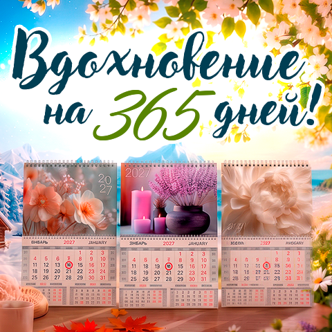 &laquo;Вдохновение на 365 дней&raquo; — пусть каждый день будет наполнен идеями!