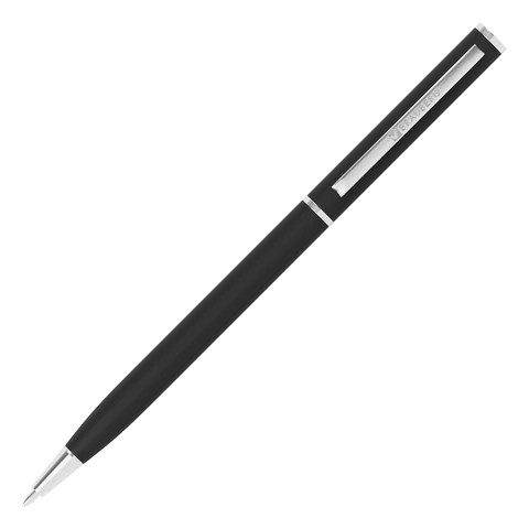 Ручка шариковая BRAUBERG ″LACONIC″, черный корпус SOFT-TOUCH