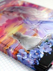 Дневник школьный, формат А5+, 48л., твёрдый переплёт 7БЦ, картон переплётный 950 г/м², аппликация с анимированным изображением, глянцевая ламинация