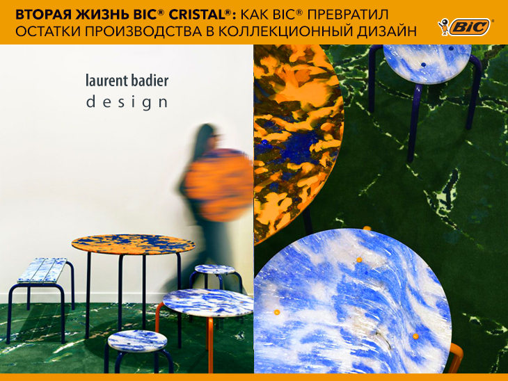 Вторая жизнь BIC Cristal® : как BIC® превратил остатки производства в коллекционный дизайн Вторая жизнь BIC Cristal® : как BIC® превратил остатки производства в коллекционный дизайн