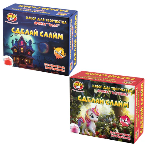 Набор для создания слаймов JOLLY JOT, 2 вида Набор для создания слаймов JOLLY JOT, 2 вида