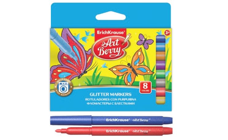 Фломастеры с блестками ArtBerry® Glitter Фломастеры с блестками ArtBerry® Glitter