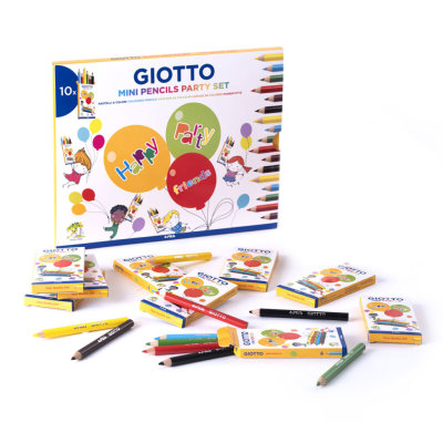 GIOTTO Mini Pencil Party Set – набор карандашей небольшого размера для детей GIOTTO Mini Pencil Party Set – набор карандашей небольшого размера для детей
