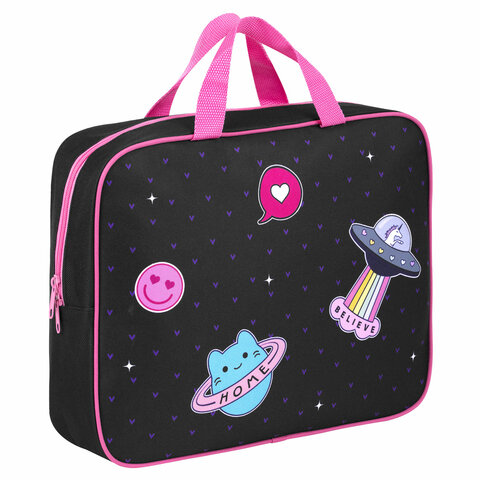 Папка на молнии с ручками BRAUBERG, ″Space sweets″ Папка на молнии с ручками BRAUBERG, ″Space sweets″