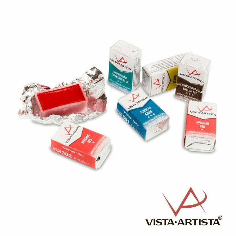 Акварель в кюветах от ТМ VISTA-ARTISTA Акварель в кюветах от ТМ VISTA-ARTISTA