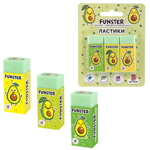 Ластики FUNSTER (Фанстер) ″AVOCADO″ Ластики FUNSTER (Фанстер) ″AVOCADO″