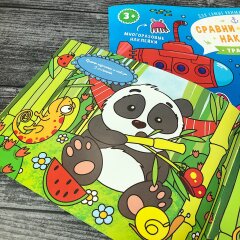 Новинка! Книжка-картинка ″Сравни, найди, наклей″ с многоразовыми наклейками от Феникс+ Новинка! Книжка-картинка ″Сравни, найди, наклей″ с многоразовыми наклейками от Феникс+