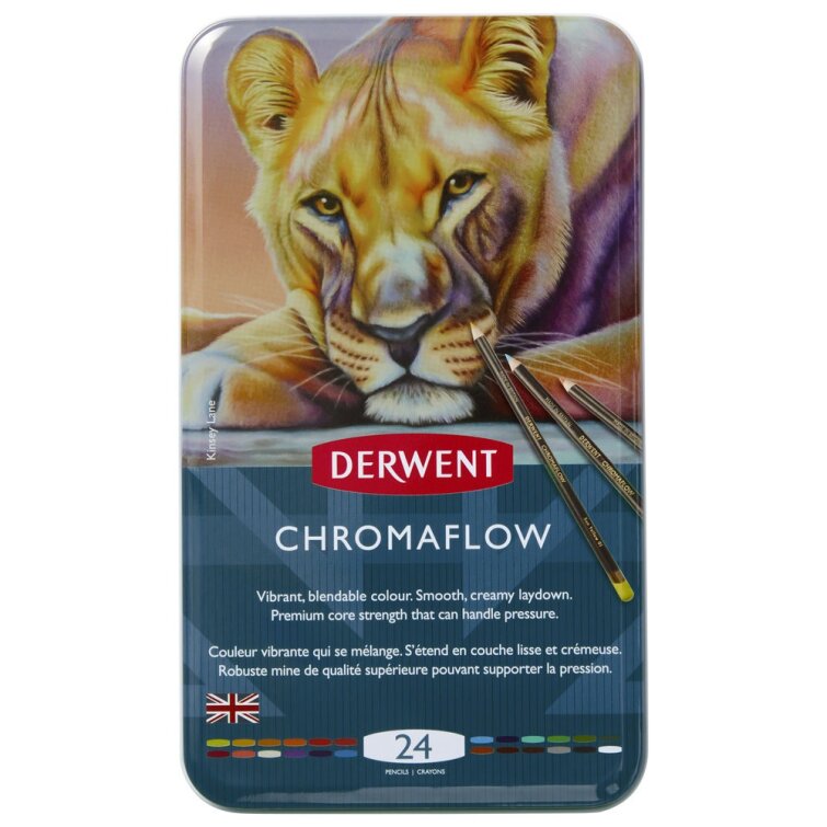 Обзор цветных карандашей Derwent Chromaflow Обзор цветных карандашей Derwent Chromaflow