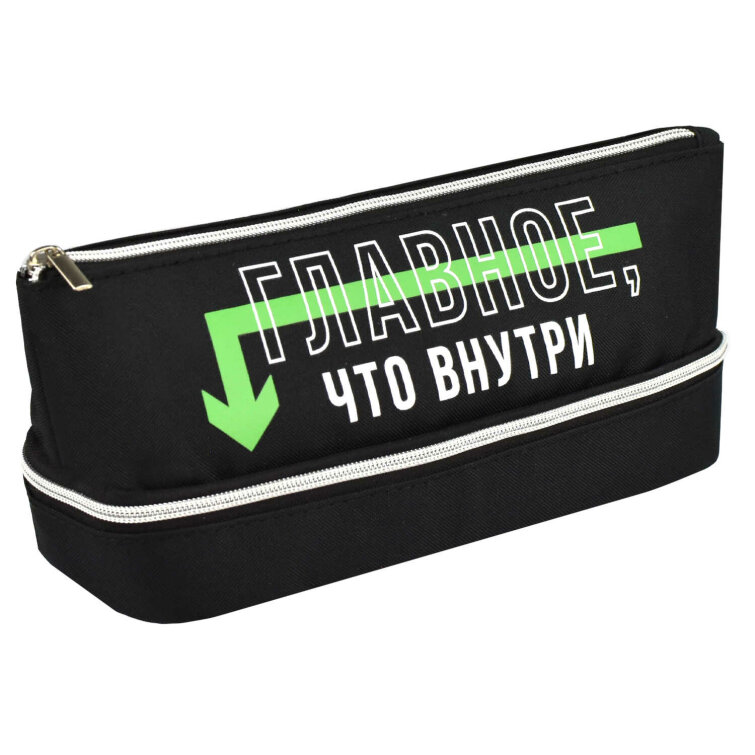 Пенал Феникс+, 20х9,5х8,5 см, полиэстер, шелкография, без наполнения Пенал Феникс+, 20х9,5х8,5 см, полиэстер, шелкография, без наполнения