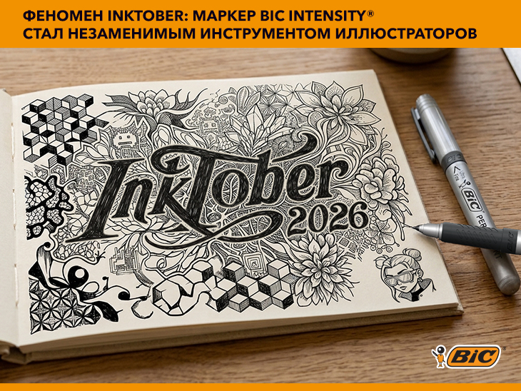 Феномен Inktober: маркер BIC Intensity® стал незаменимым инструментом иллюстраторов Феномен Inktober: маркер BIC Intensity® стал незаменимым инструментом иллюстраторов