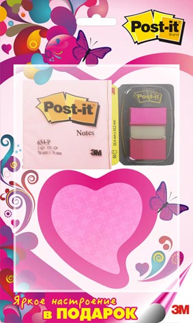 «Сердечные поздравления» от бренда Post-it® «Сердечные поздравления» от бренда Post-it®