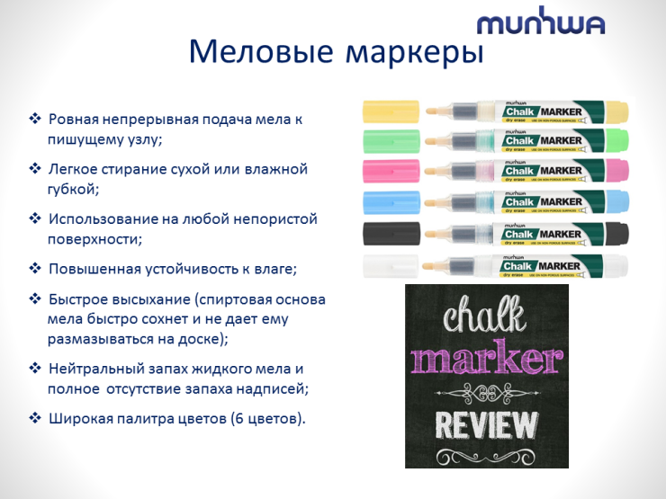 Меловые маркеры Меловые маркеры