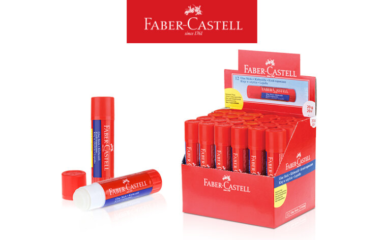 Faber-Castell: скидка 50% на клей-карандаш до 31 января 2021 Faber-Castell: скидка 50% на клей-карандаш до 31 января 2021