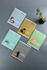 Тетрадь школьная ученическая, А5+, 12 л, вн.блок - линия, выборочный УФ-лак, мягкий переплёт (2 скобы) Тетрадь школьная ученическая, А5+, 12 л, вн.блок - линия, выборочный УФ-лак, мягкий переплёт (2 скобы)