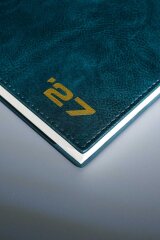 Ежедневник датированный 2027 ESCALADA, формат А5+, 176 л., запаянный край, интегральный переплёт, искусственная кожа ″Шеврет″, тиснение фольгой