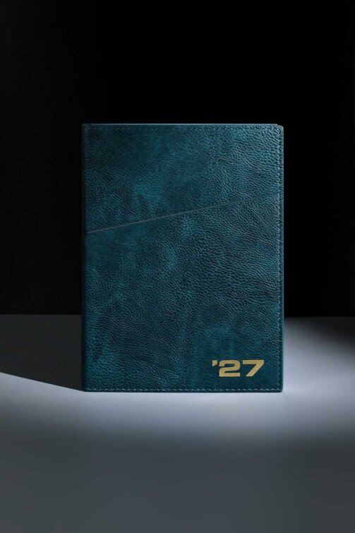 Ежедневник датированный 2027 ESCALADA, формат А5+, 176 л., запаянный край, интегральный переплёт, искусственная кожа ″Шеврет″, тиснение фольгой