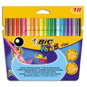 САМСОН – фломастеры «Bic» Kids Visa САМСОН – фломастеры «Bic» Kids Visa