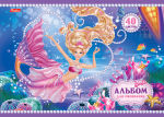 Подводное царство Barbie на альбомах Hatber.