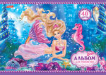 Подводное царство Barbie на альбомах Hatber.