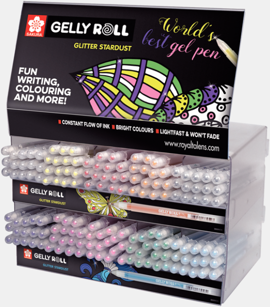 Ручки Gelly Roll Stardust - с добавлением глиттеров Ручки Gelly Roll Stardust - с добавлением глиттеров