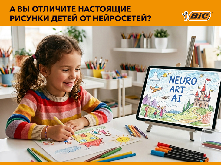 А вы отличите настоящие рисунки детей от нейросетей? А вы отличите настоящие рисунки детей от нейросетей?