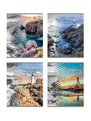 Тетради ученические ″Lighthouse″: морская романтика Тетради ученические ″Lighthouse″: морская романтика