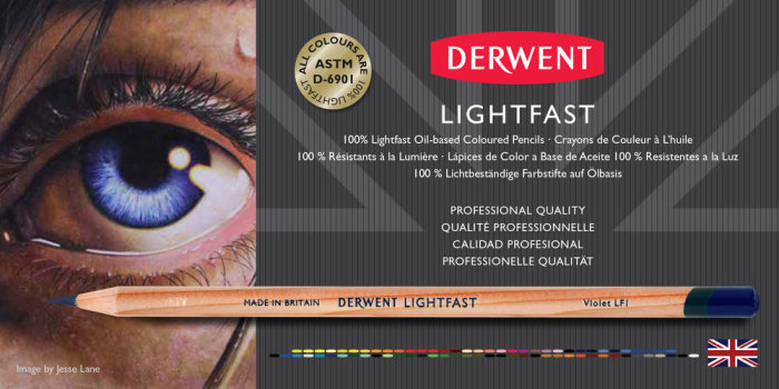 �������� � ������ ������ - ������� �������� �Derwent Lighfast Pencils.