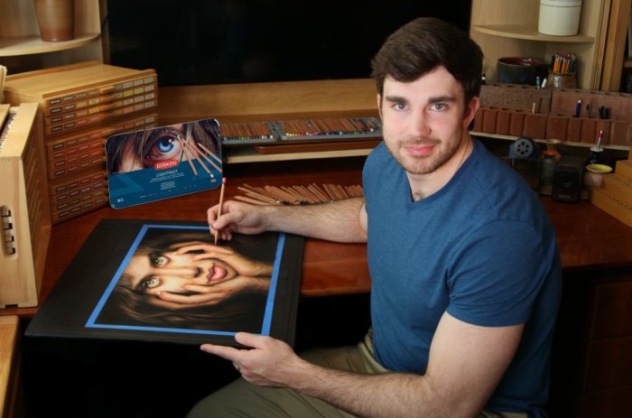 �������� � ������ ������ - ������� �������� �Derwent Lighfast Pencils.