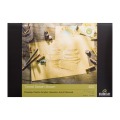 Тонированная бумага Rembrandt Toned Desert Brown для смешанных техник Тонированная бумага Rembrandt Toned Desert Brown для смешанных техник