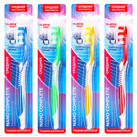 Зубная щетка Nano Complete LAIMA DENT Зубная щетка Nano Complete LAIMA DENT
